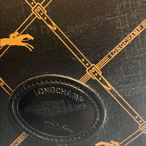 Longchamp Chic Black and Brown Crossbody Bag👝 - Picture 2 of 8